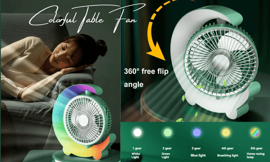 Colorful Table Fan