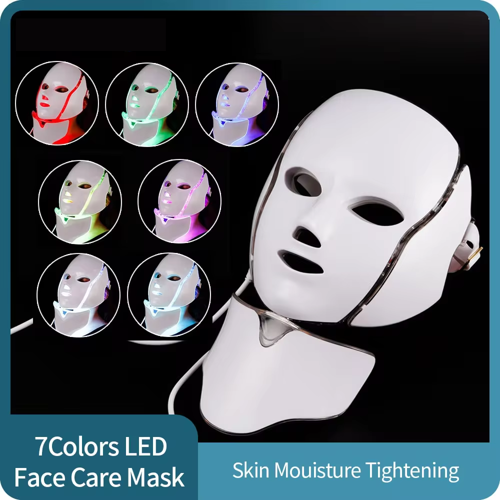 LED Facial Mask 7 Color Light Therapy